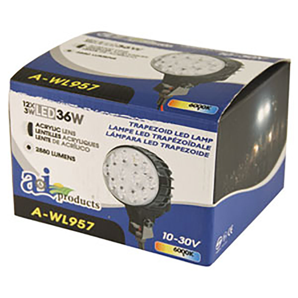 LED Trapezoid Oval Work Lamp Fits Universal Products Replaces WL957