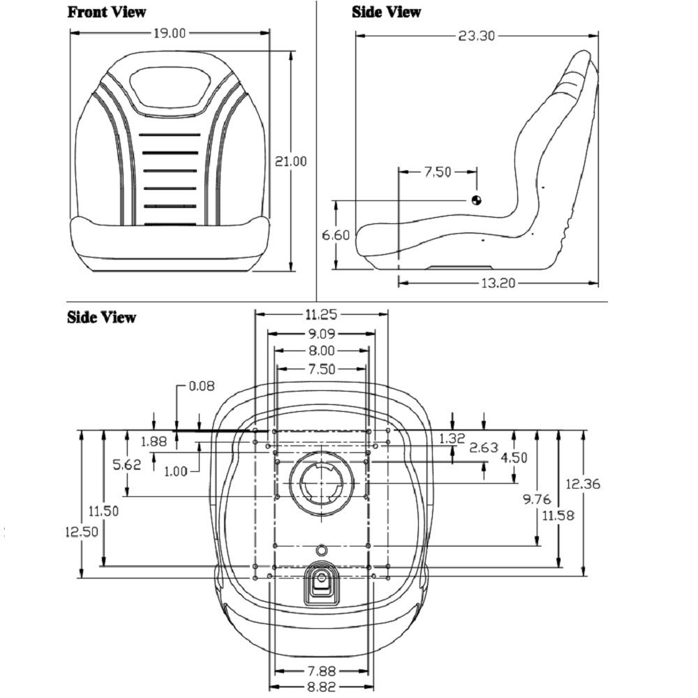 To fit Fits John Deere Tractor Seat 4210 4310 4410 4510 4610 4710 3120 3320 3520