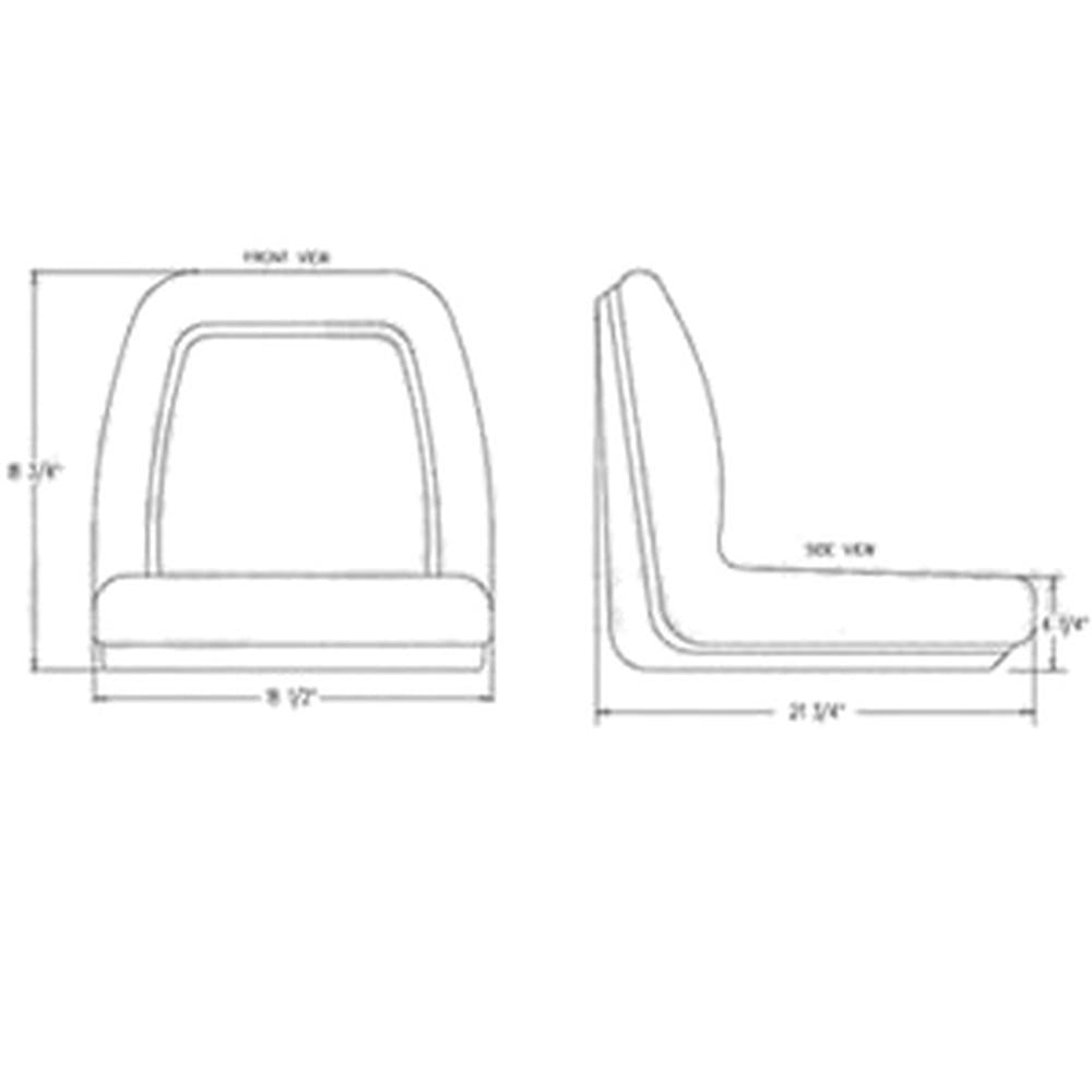New Seat Fits Ford New Holland TC Boomer Compact TractorTC 25 29 33 40 45