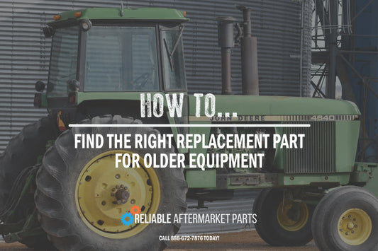 How to Identify the Right Replacement Part for Older Equipment