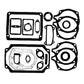 Kohler freshen up rebuild kit
 Fits Gravely Replaces 014766