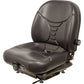 One New Aftermarket Seat with Mechanical Suspension Black Vinyl 04052900