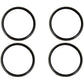 07145-00100 Set of 4 Dust Seals Fits Komatsu Crusher Dozer Loader Excavator