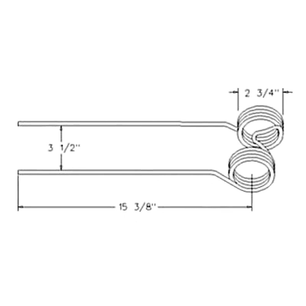 Qty 10: Tedder Tooth Fits Tonutti Replaces 1-0109040_x10