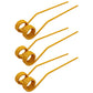(3) Double Teeth Tedder Tines 15.375" Tines x 3.50" Gap x 2.75" Coil