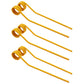 (3) Double Teeth Tedder Tines 15.375" Tines x 3.50" Gap x 2.75" Coil