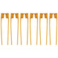 6 - Double Teeth Tedder Tines 15.375" Tines x 3.50" Gap x 2.75" Coil