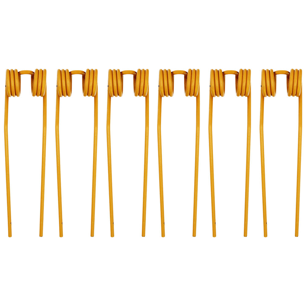 6 - Double Teeth Tedder Tines 15.375" Tines x 3.50" Gap x 2.75" Coil