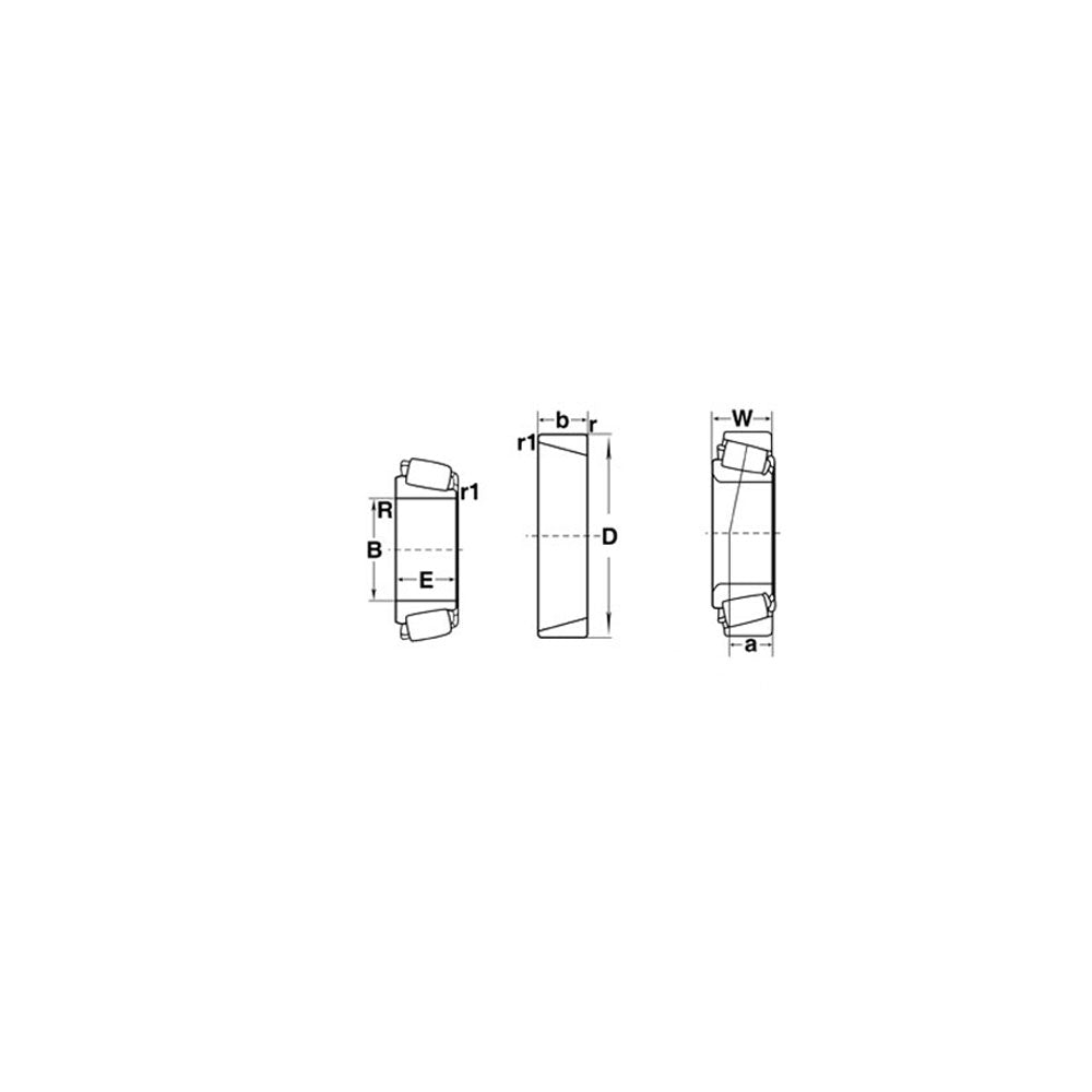 Tapered Bearing Cup Fits John Deere Replaces JD7415