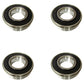 (4) Bearings Fits Kawasaki 92045-1163 92045-1229 fits Hayter 63-07-036 fits Scag