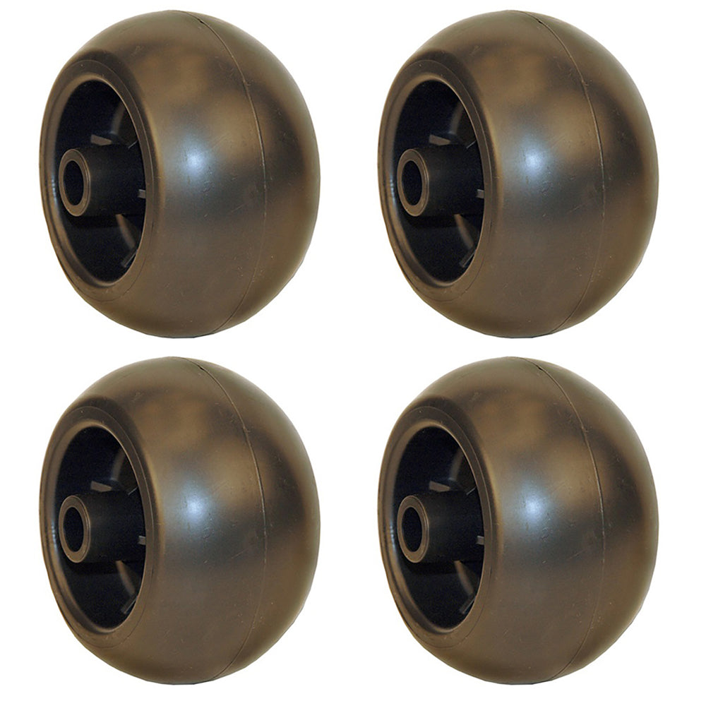 4 Pack Anti Scalp Roller Deck Wheels Fits Exmark Fits Toro 1-603299 603299 (6917
