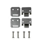 1012412 1979-UP Bottom Seat Hinge Plate Set Fits Club Car DS 1011652