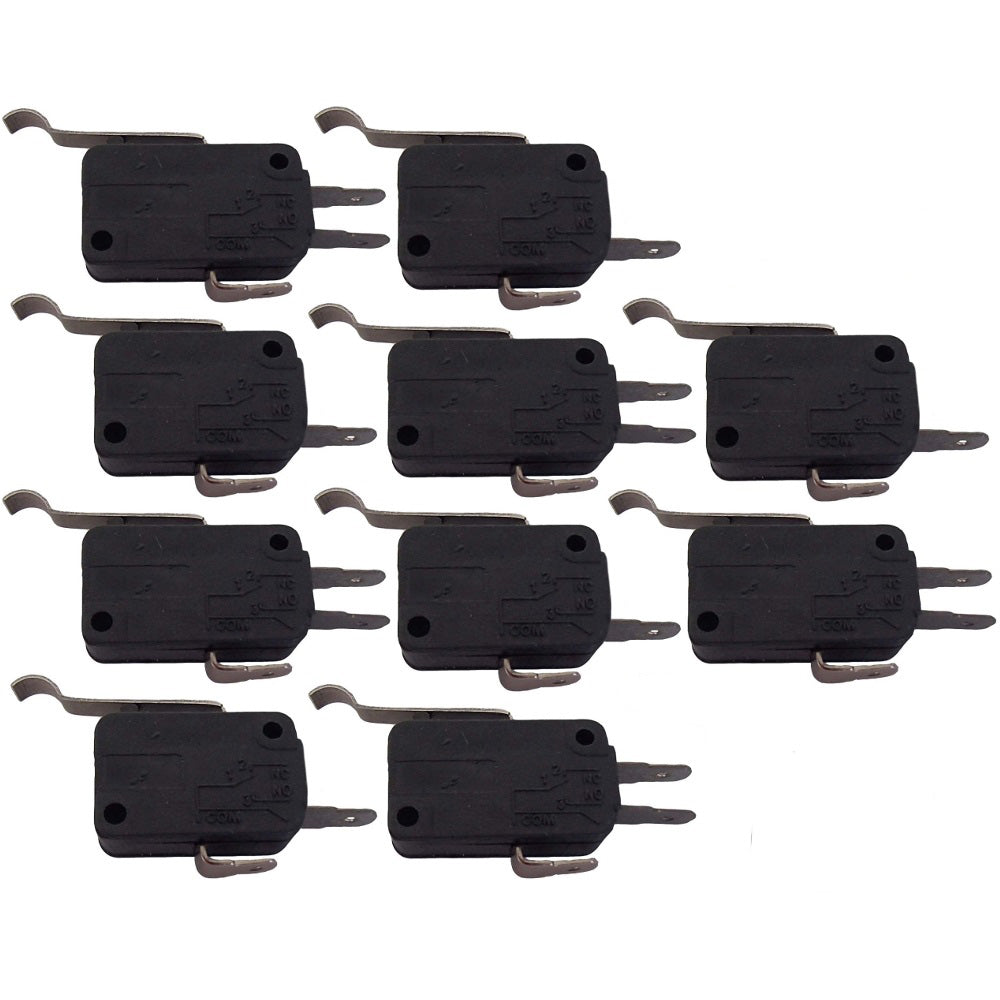 10 Micro Switches 2 & 3 Prong for Club Car 1014807 1014808 Forward Reverse Speed