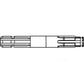 101689A PTO Shaft for White Oliver Minneapolis Moline 660 1600 Super 66 Super 77