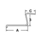 Rake Tooth Fits Massey Ferguson Replaces 1023216M1