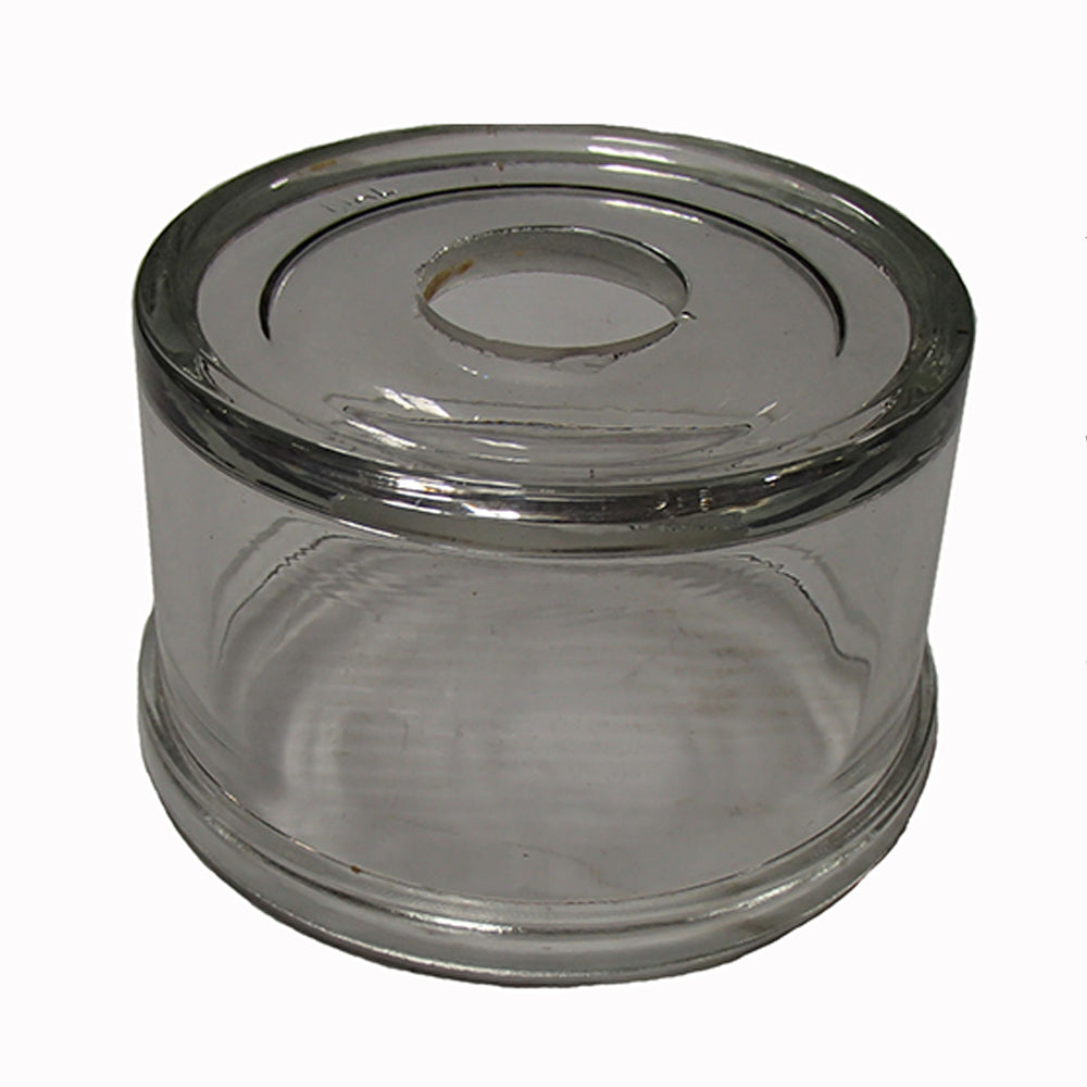 Fits Ford Tractor 505874, D8NN9162BA Glass Fuel Filter Base Flat Bottom