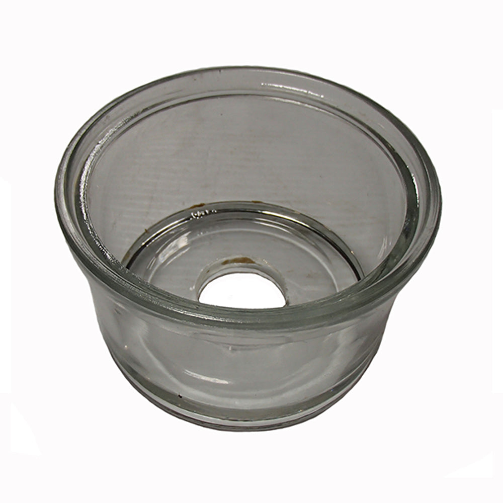 Fits Ford Tractor 505874, D8NN9162BA Glass Fuel Filter Base Flat Bottom
