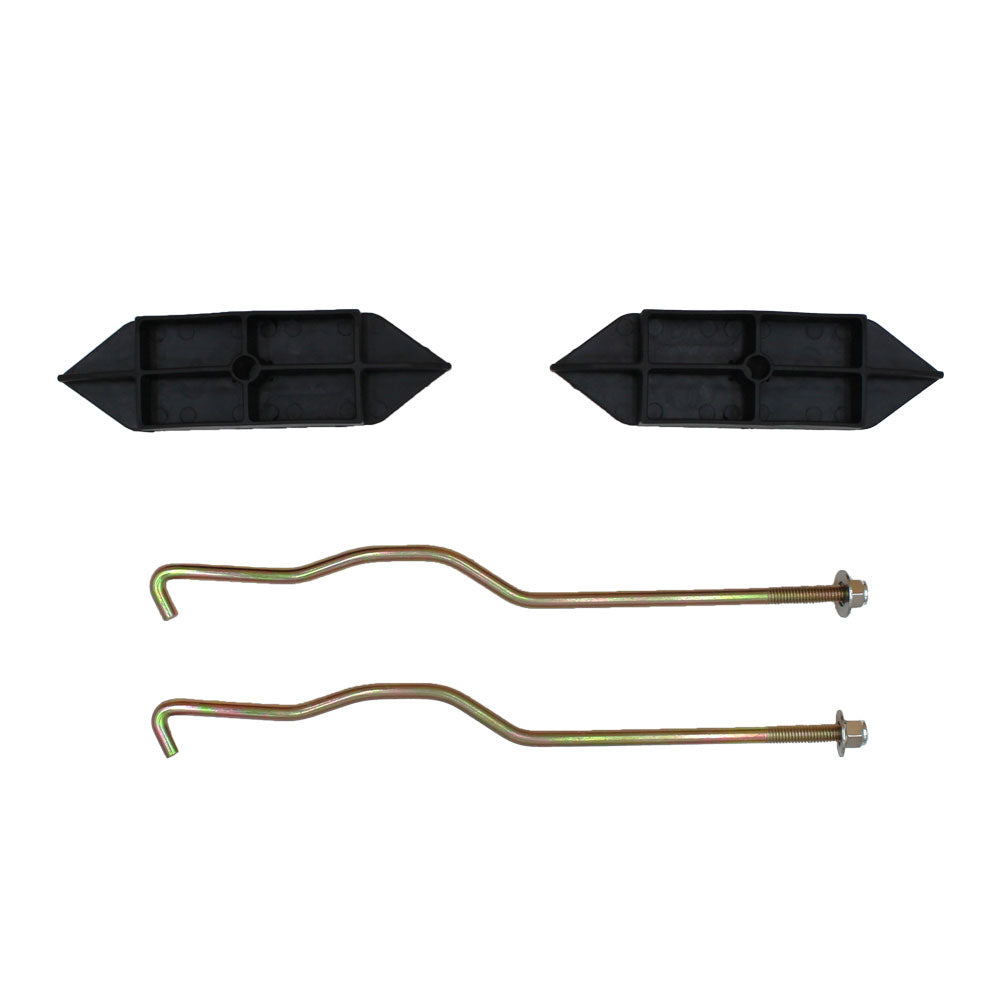 102534001 Battery Hold Down Plate With Rods Fits Club Car Electric 48V Only