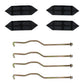 (2 Pk) Battery Hold Down Plate w/Rods 102534001 Fits Club Car Electric 48V Only