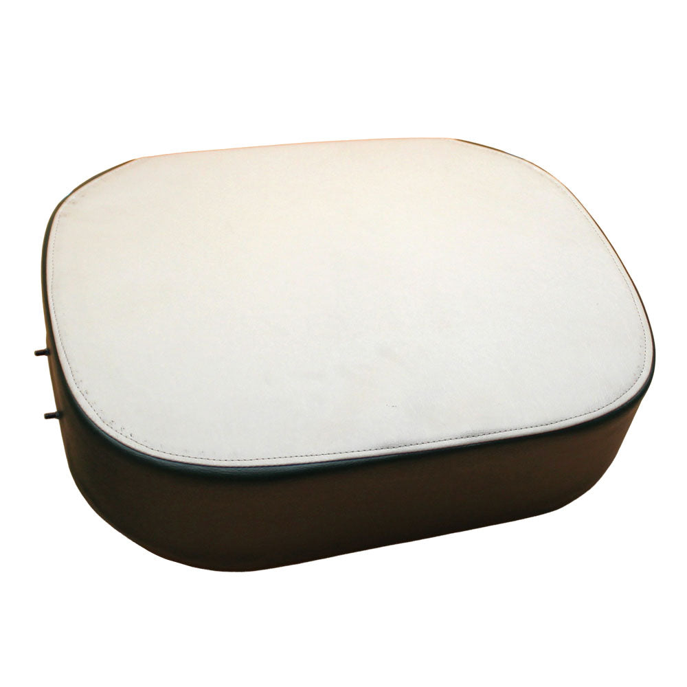 102B One New White & Green Seat Cushion Fits Oliver 1500, 1550, 1555, 1600