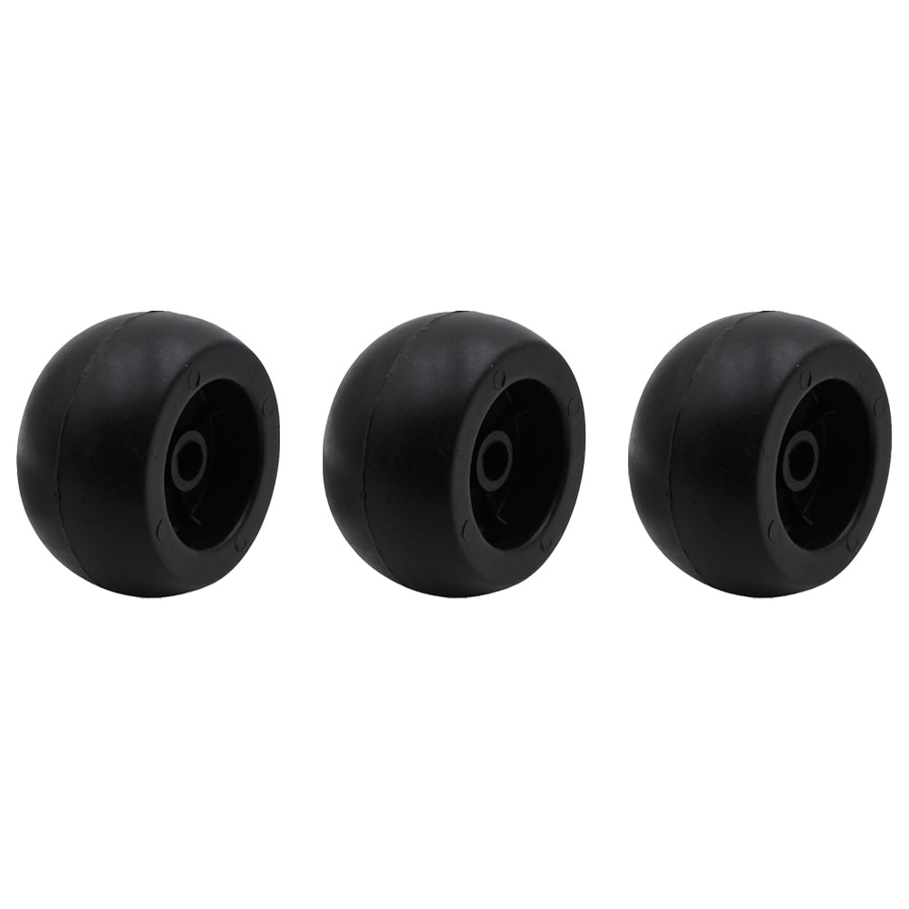 (3) Anti Scalp Deck Wheel Roller w/ Hardware Fits Exmark Mower 103-7263 103-3168