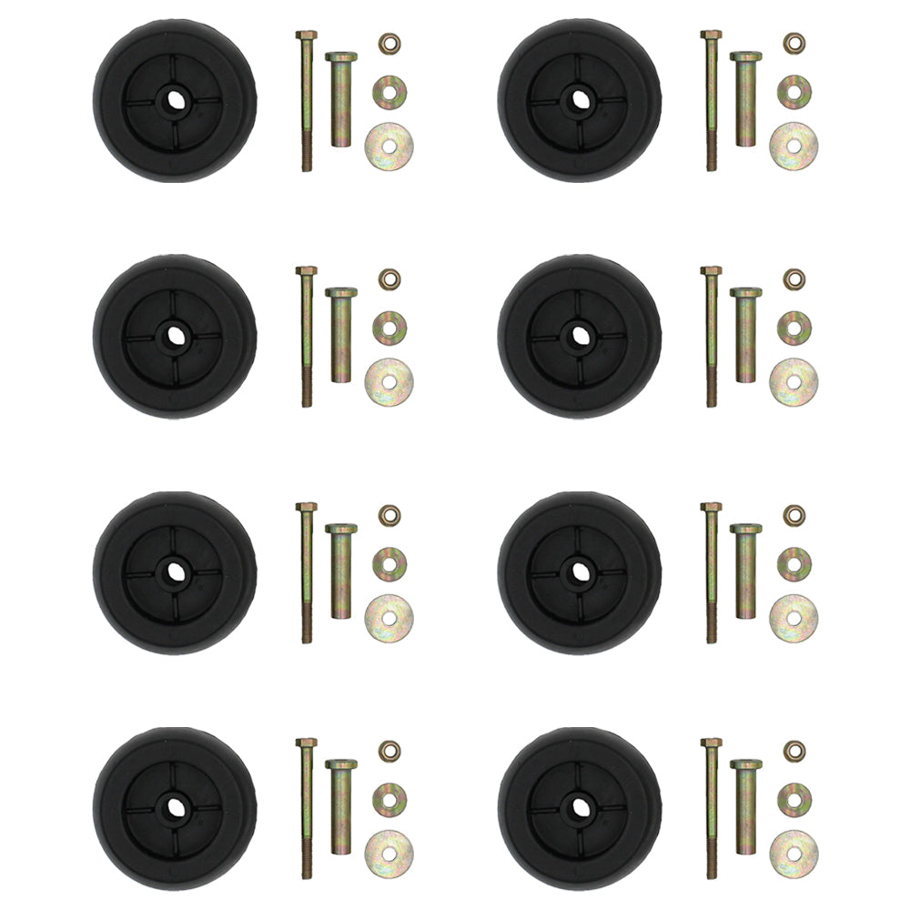 (8) Anti Scalp Deck Wheel Roller w/ Hardware Fits Exmark Mower 103-7263 109-2098