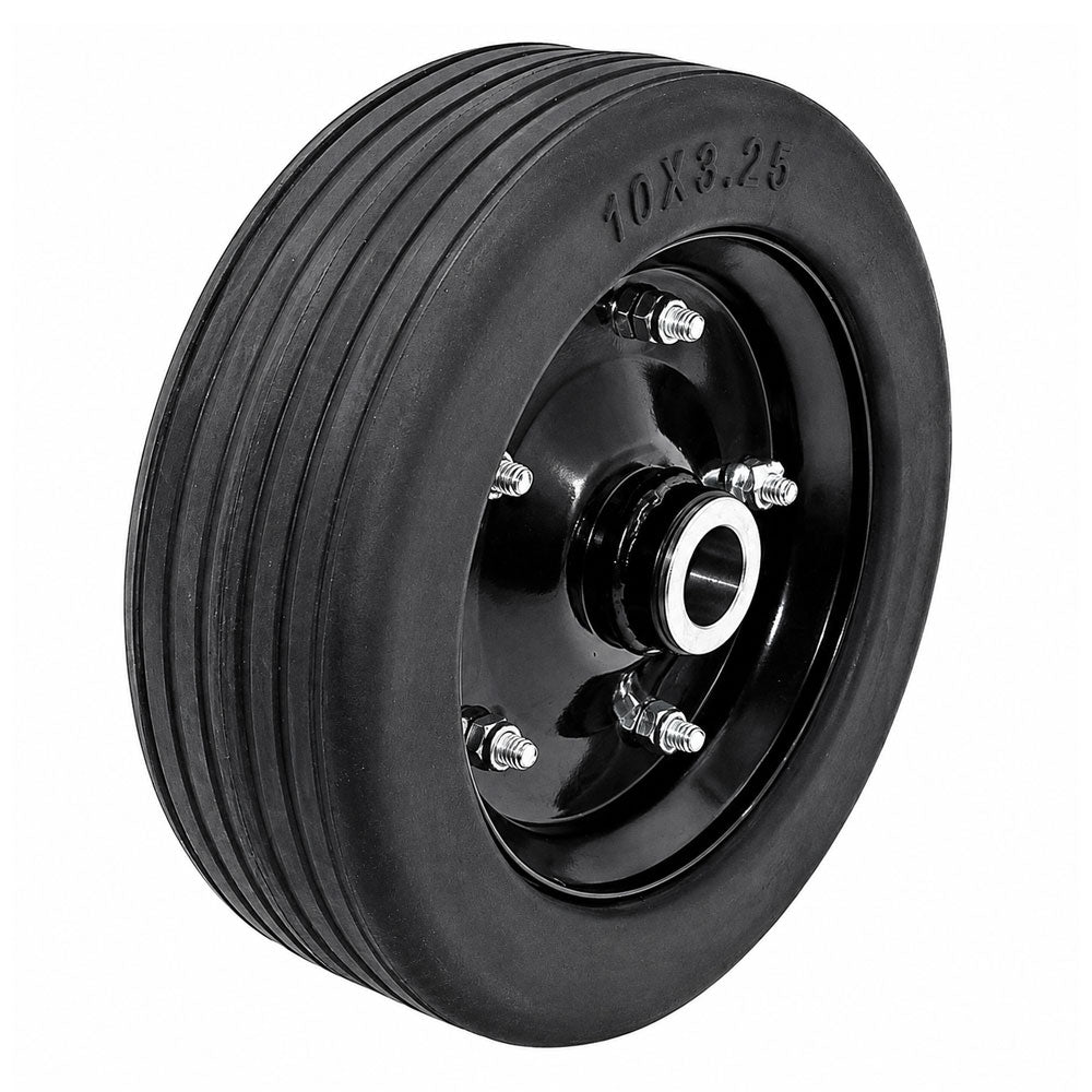 10325-B100 Finish Mower Wheel Solid Molded For 1" Axle 3.25" Hubs Universal Fit