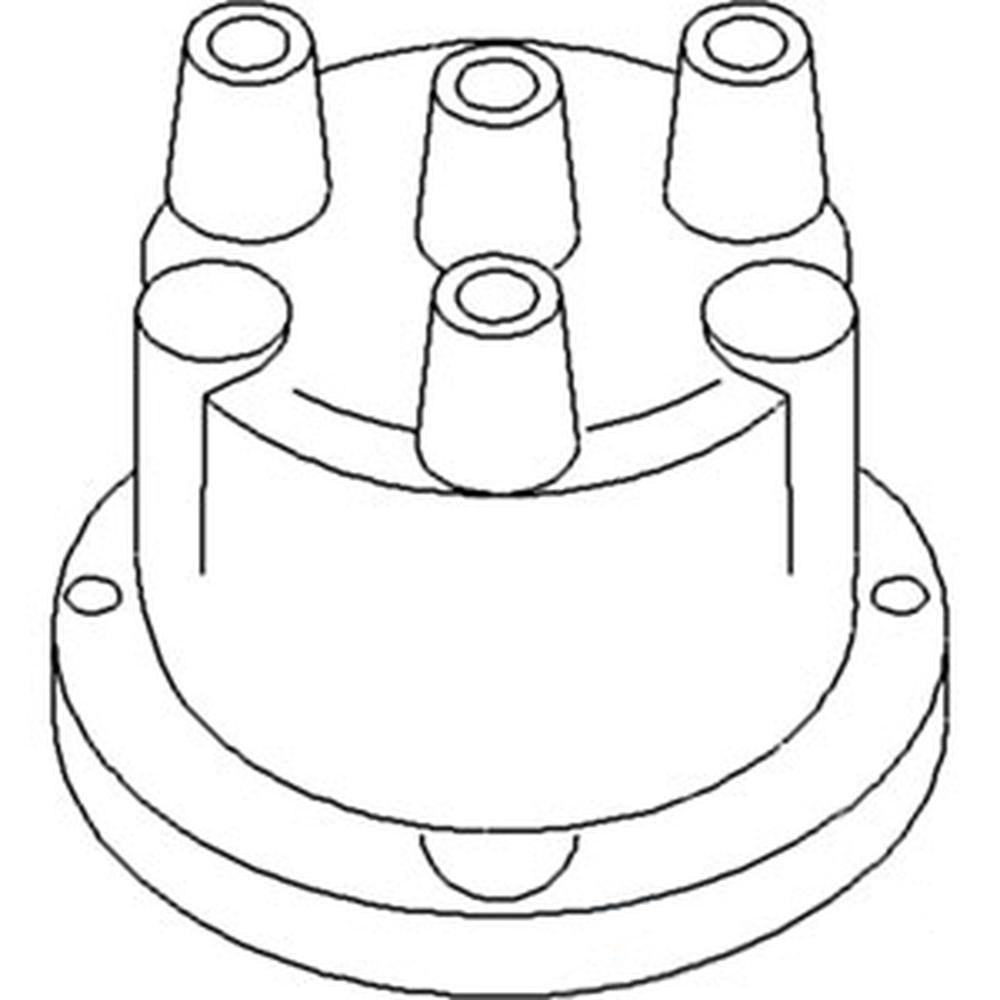 1035263M1 NEW Distributor Cap Fits Massey Ferguson 135, 150, 20, 2135