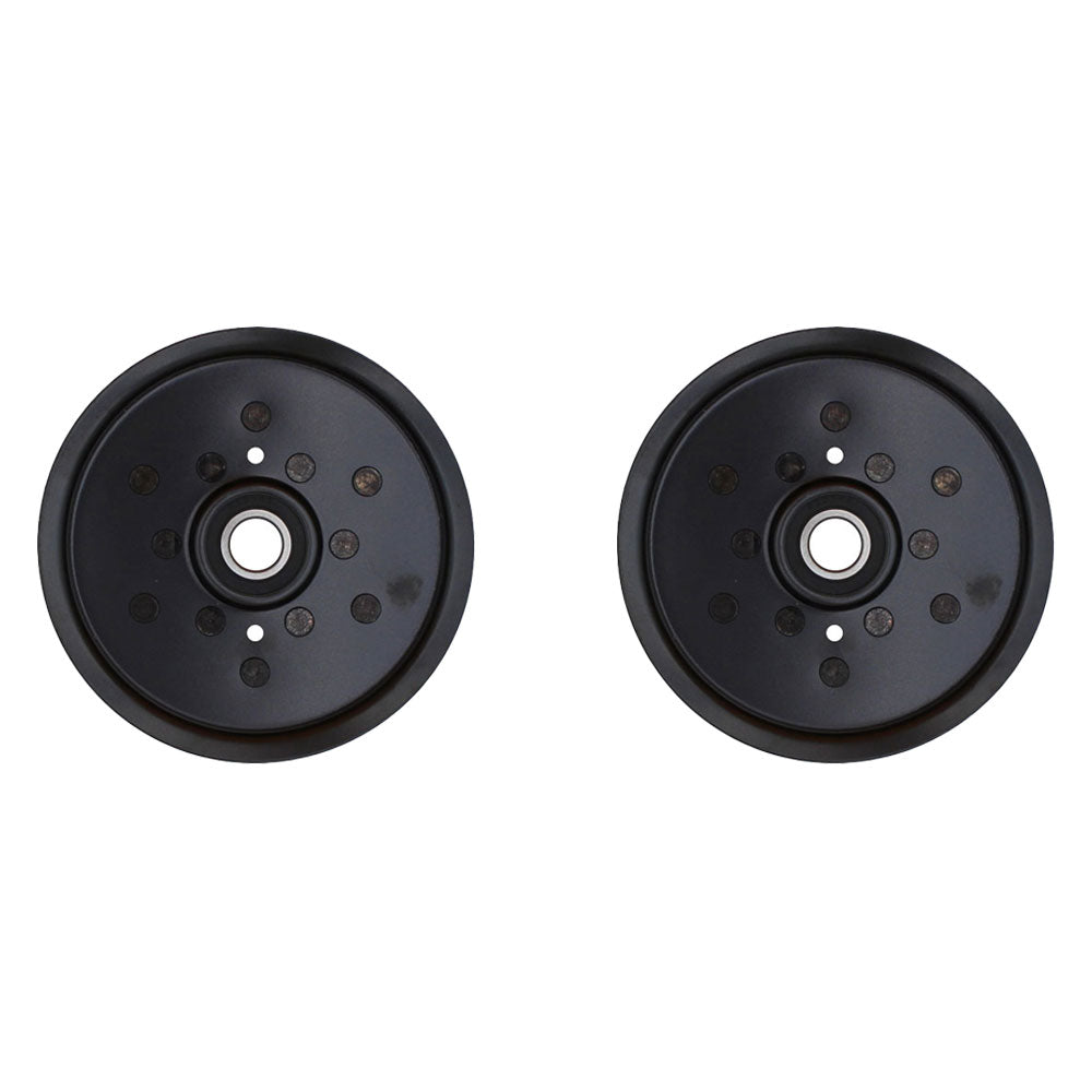 QTY 2: Flat Idler Pulleys Fits John Deere Replaces TCA19779