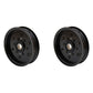 QTY 2: Flat Idler Pulleys Fits John Deere Replaces TCA19779