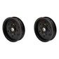 QTY 2: Flat Idler Pulleys Fits Toro Replaces 1-613098