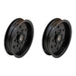 QTY 2: Flat Idler Pulleys Fits Toro Replaces 1-613098