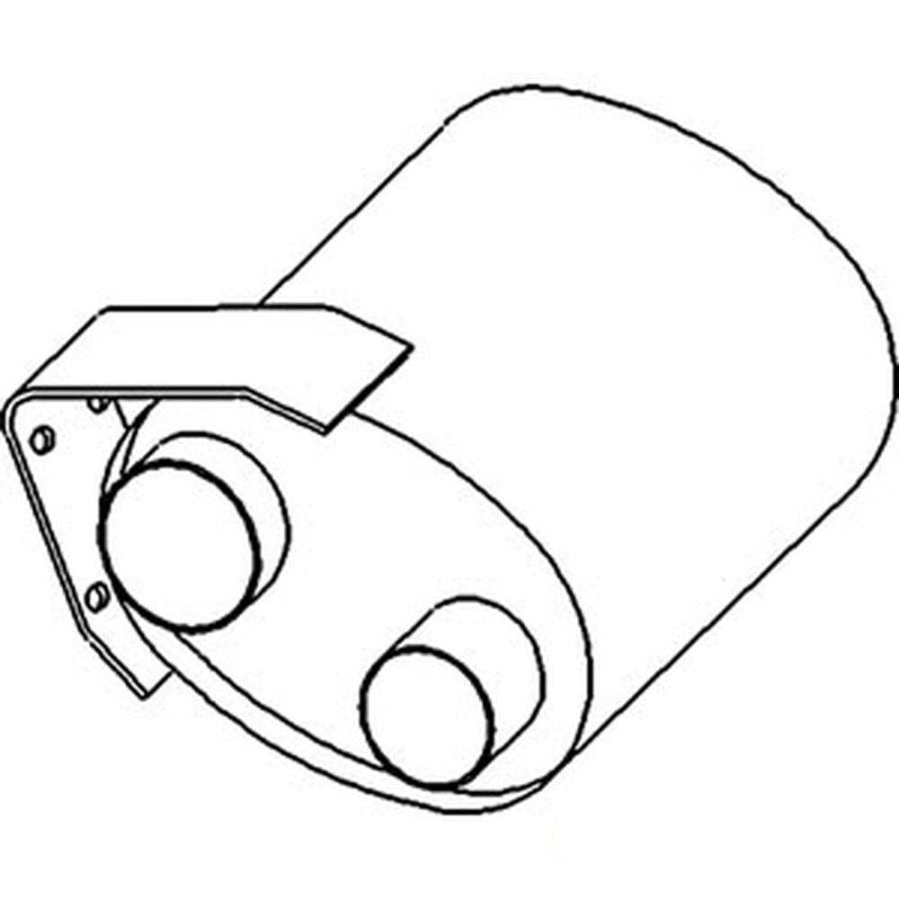 Muffler Fits Case/International Harvester Replaces 103978C2GV