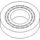 Hub Carrier Pivot Pin Bearing Fits Massey Ferguson 265 375 390 398 3310930M91