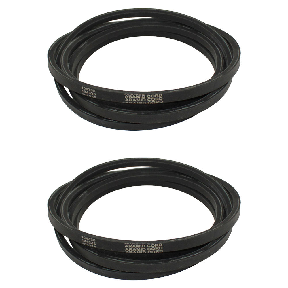 2PK Deck Belts Fits Husqvarna 522795901 539104335 MZT61 MZ61 Made with Aramid