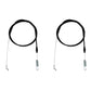 2 Traction Control Cable Fits Toro Lawnmower Front Wheel Drive 105-1845