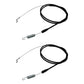 2 Traction Control Cable Fits Toro Lawnmower Front Wheel Drive 105-1845