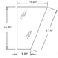 Cab Glass RH 107234A1 Fits Case 580L 580L II 580SK 580SL 580SL II 590 590SL