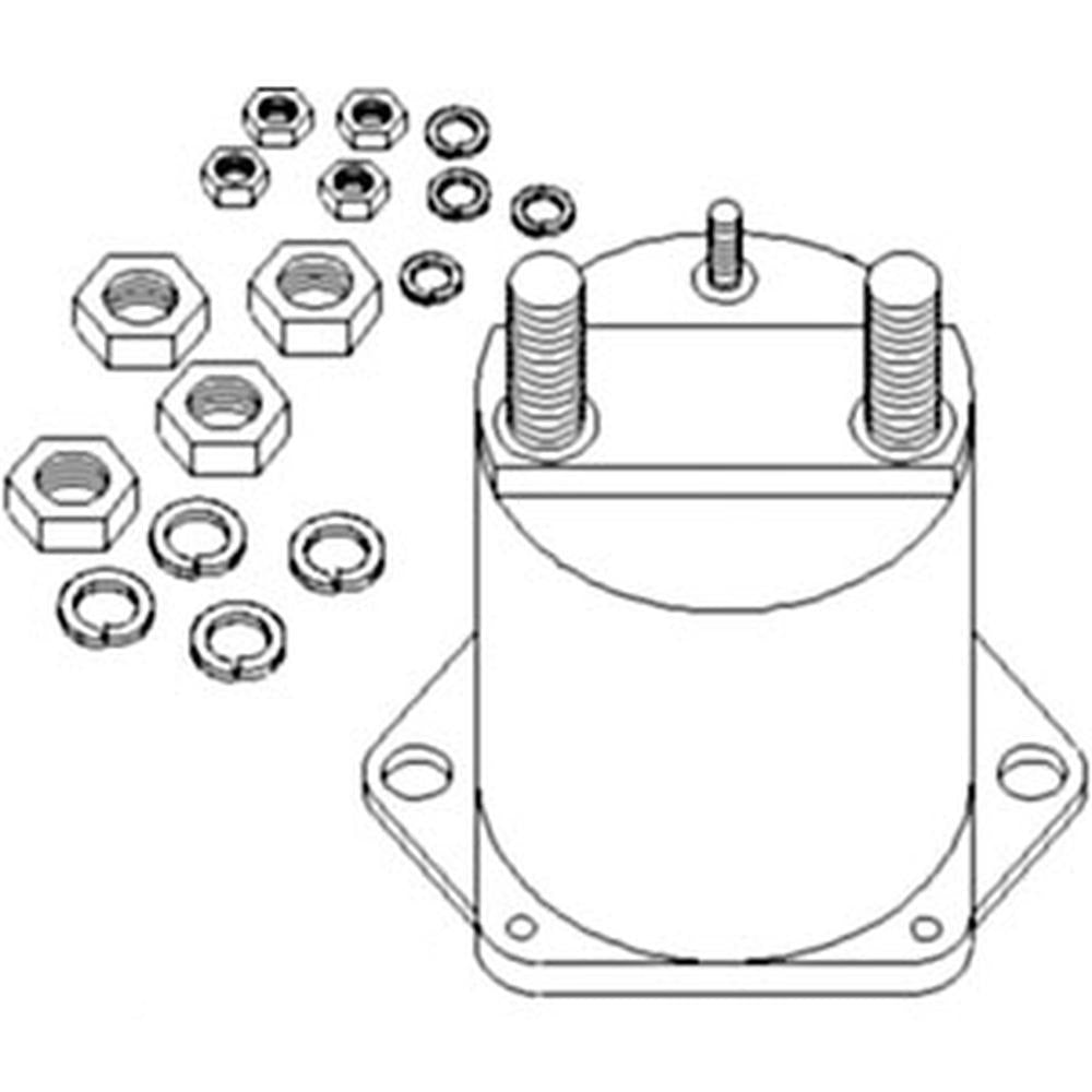 Starter Solenoid - Prestolite Style - 12 Volt - 3 Terminal