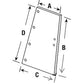Cab Glass Rear Quarter Window RH or LH Fits International 886 1486 986 1586 1086