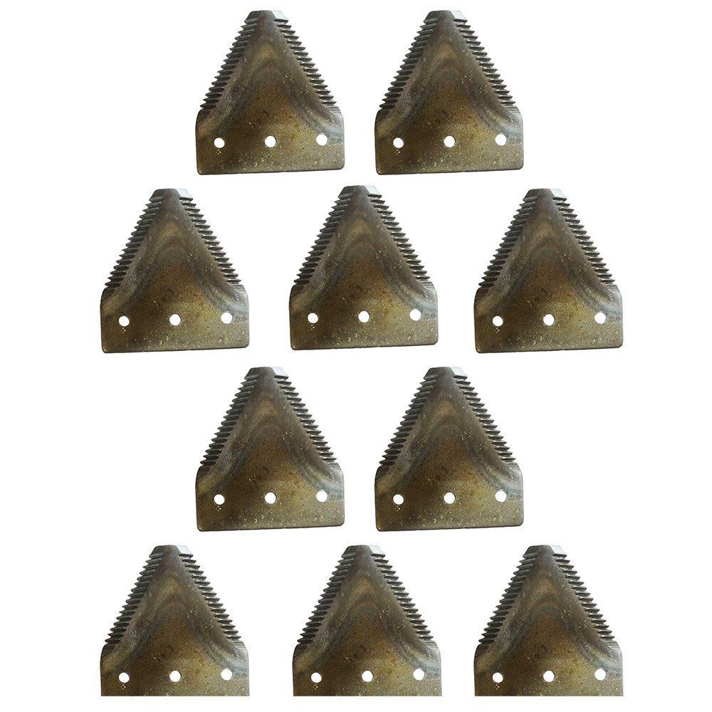 Qty 10: Grain Head Sickle Section Tooth Fits Case/International Harvester