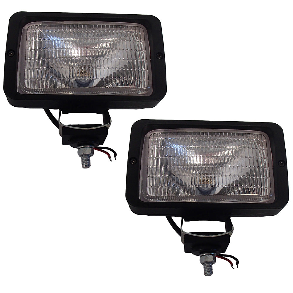 Qty 2: 24V ABL Flood Halogen Lamp Fits John Deere Replaces AT152017