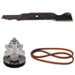 Deck Rebuild Kit w/ Spindles, Blades, & Belt Fits MTD Replaces 618-04125
