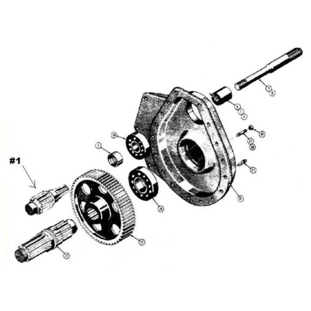 11832 New Pinion Fits Case 310/350/350B