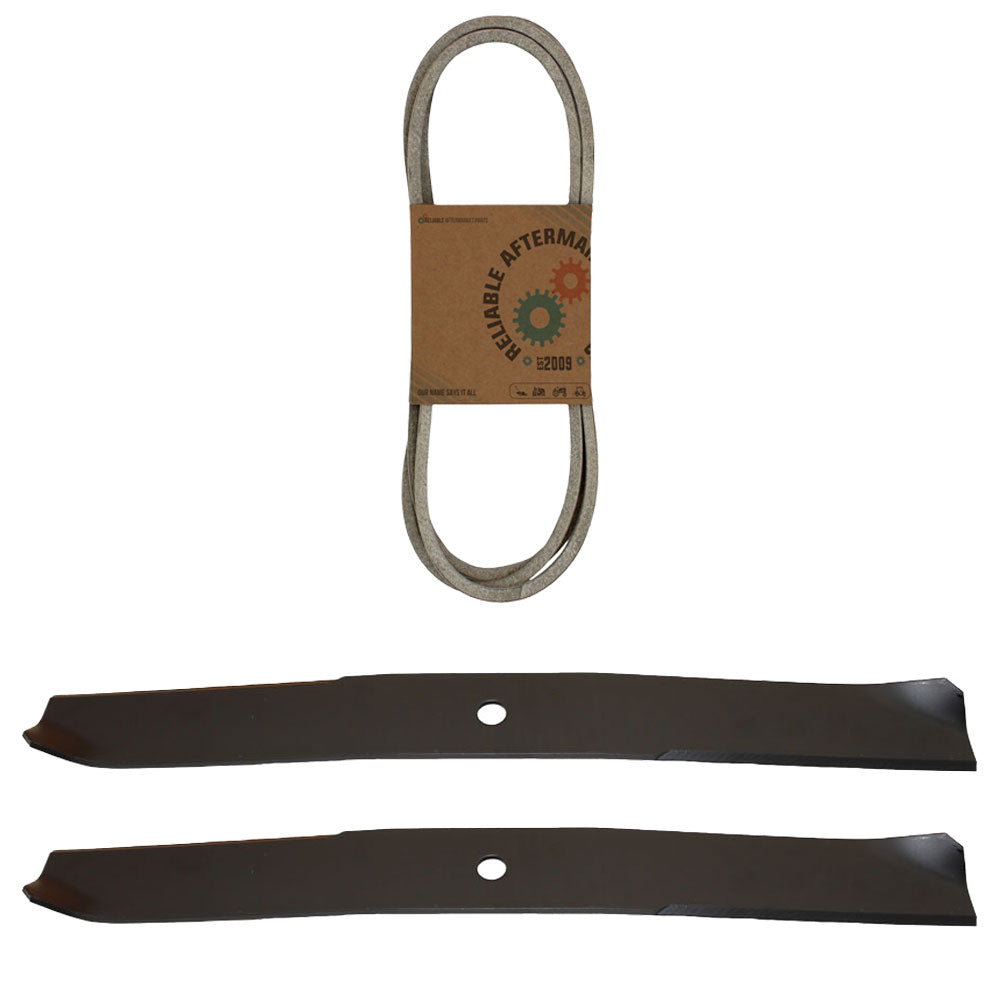 Mower Deck Belt and Blade Set Fits Toro Replaces 106-2247 Made with Aramid