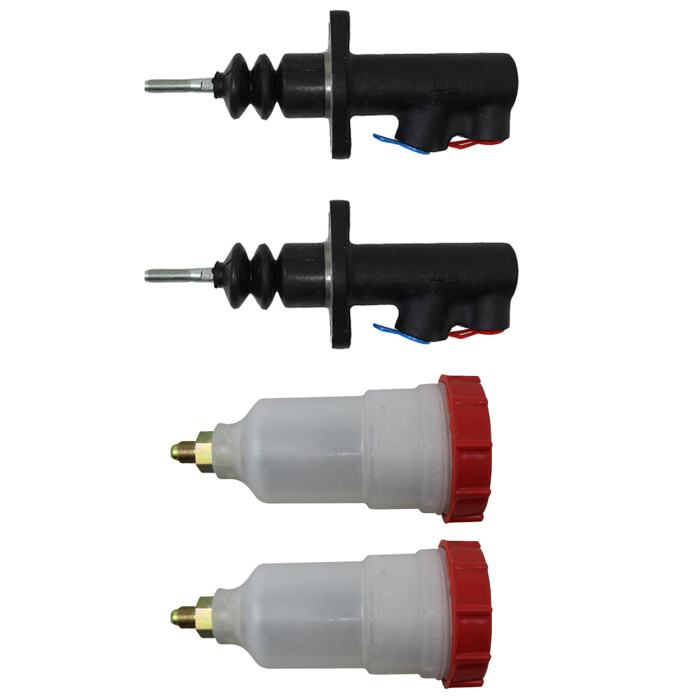 2 Master Cylinders w/Reservoirs Fits JCB Telescopic Handler 121/34400 15/106100
