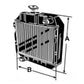 Radiator Fits Yanmar Replaces 122250-44501