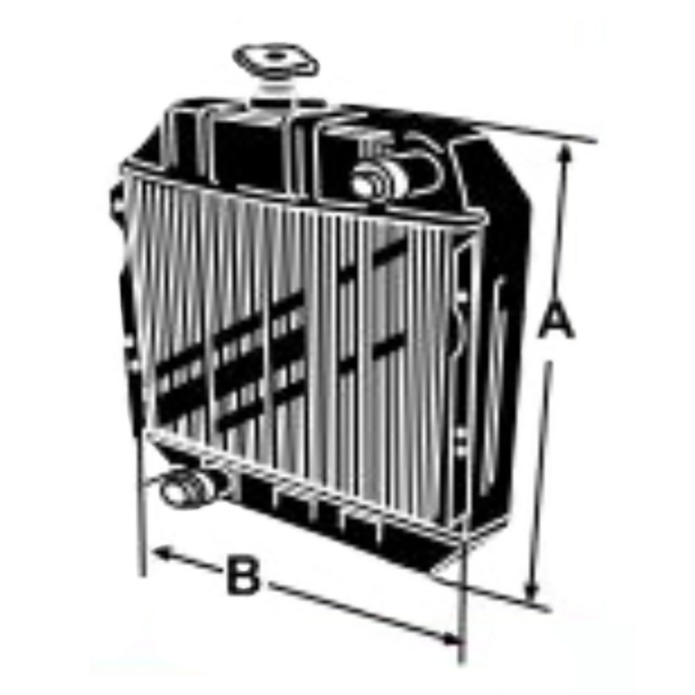 Radiator Fits Yanmar Replaces 122250-44501