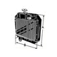 RADIATOR fits YANMAR YM1500,YM1500D, RED, 124160-44500, 2TR15