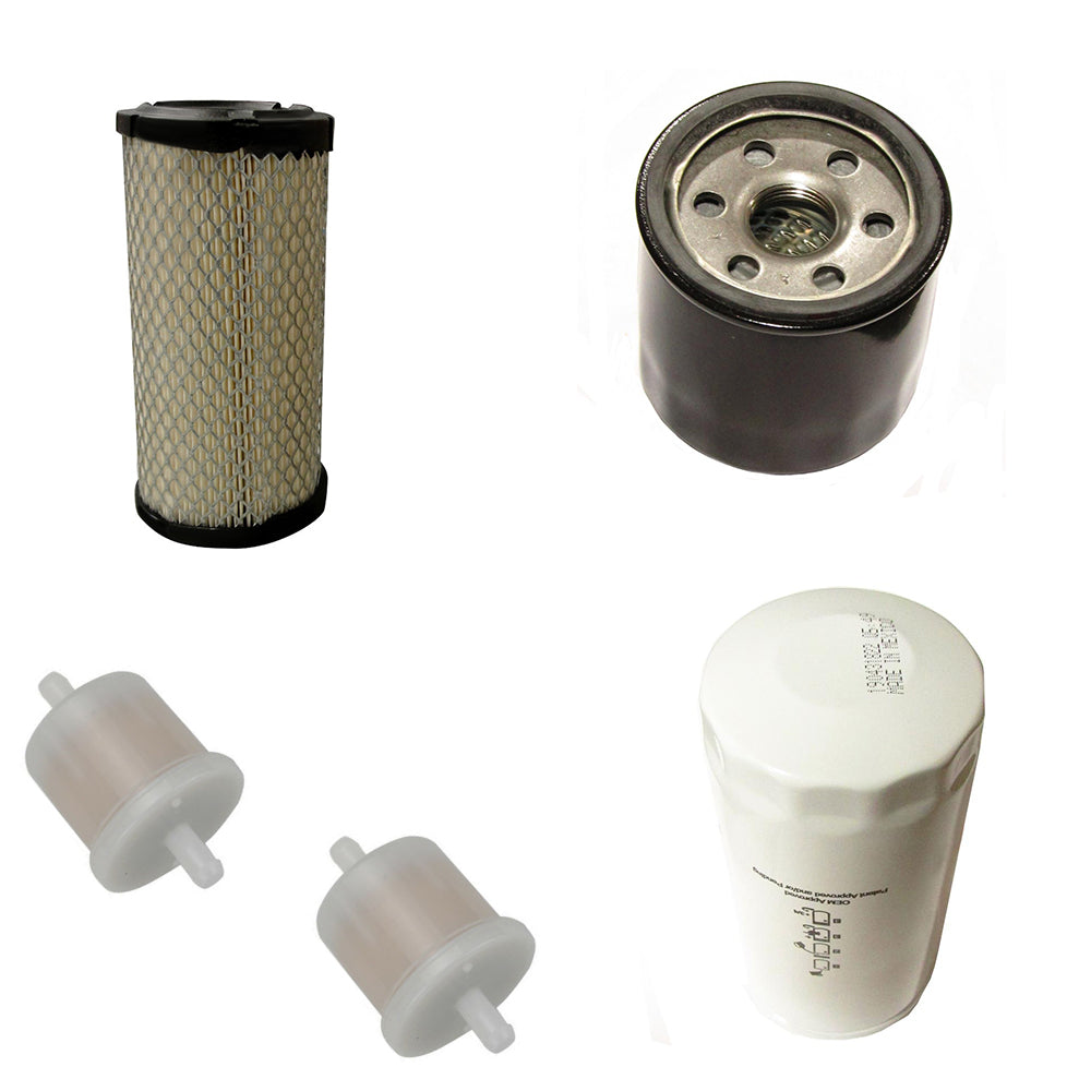 Tractor Engine Maintenance Filter Kit Fits Kubota Replaces 12581-43010